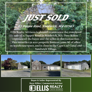 Just Sold Office Space - 15 Tupper Rd, Sandwich MA - Dave Killen